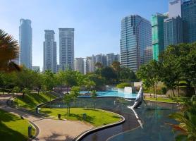 پارک کی ال سی سی (KLCC Park) کوالالامپور مالزی