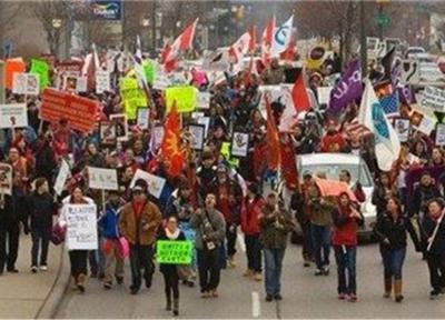 تظاهرات بزرگ بومیان کانادا علیه دولت هارپر
