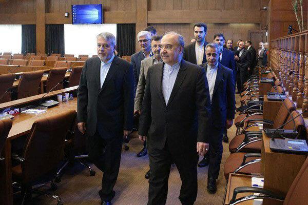 دیدار مشترک صالحی امیری و سلطانی فر با رئیس IOC ملاقات مشترک صالحی امیری و سلطانی فر با رئیس IOC