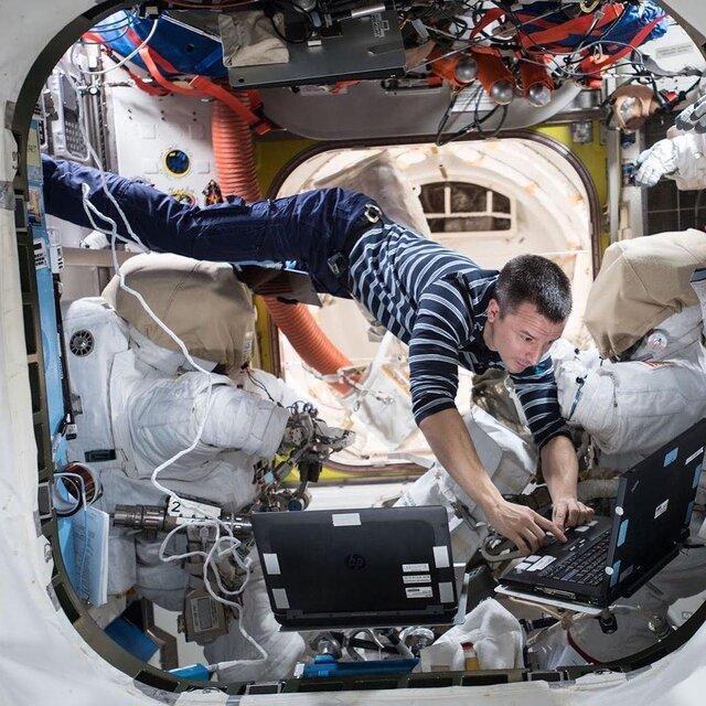 فضانوردانی که در فضا باغبان، عکاس و دانشمند هستند