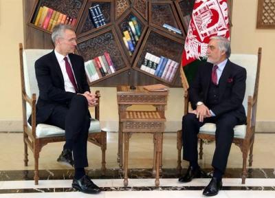 افغانستان، ملاقات دبیرکل ناتو با عبدالله پیش از صدور بیانیه مشترک با غنی