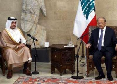 ملاقات وزیر امور خارجه قطر با مقامات لبنان